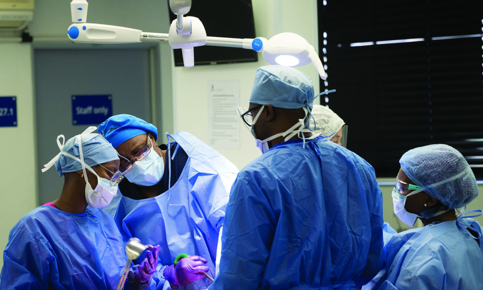 Discover cutting-edge facilities designed for ground breaking surgical training and research. Our surgical wet lab provides a dynamic environment equipped with state-of-the-art resources, catering to diverse surgical procedures across various fields like Orthopaedics, Trauma medicine, ENT, and more. Skills lab Clinical skills training Medical simulation Healthcare education Health sciences Medical students Postgraduate training South Africa skills lab Medical simulators Patient mannequins Task trainers Anatomical models 3D-printed pathologies Virtual reality (VR) training SimUPWars ECG lead placement simulation Clinical skills assessment Objective Structured Clinical Examination (OSCE) Surgical skills training Nursing simulation Physiotherapy education Family medicine training Team-based learning Interdisciplinary collaboration Hands-on training Lecturers and instructors Students in lab Small group learning Interactive learning environment Collaborative training HW Snyman Building Clinical instructors Healthcare professionals